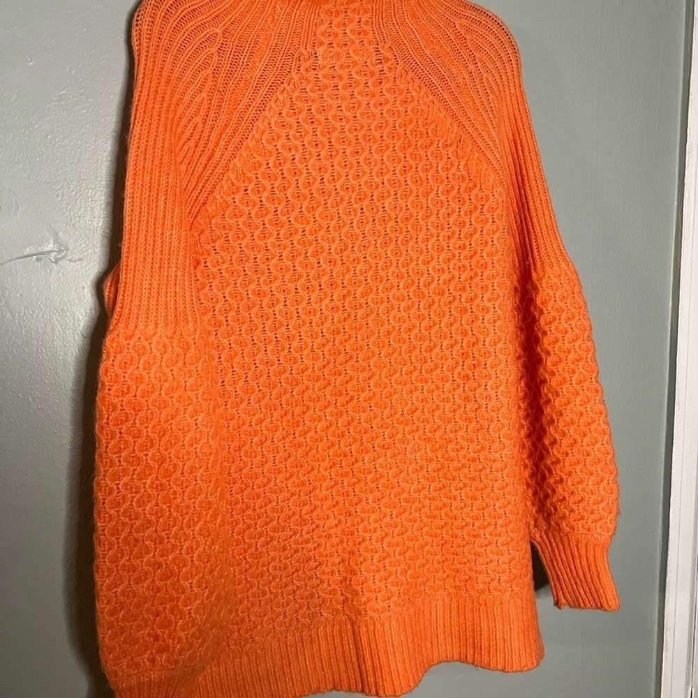 Anthropologie Bia‎ Oversized Mock Neck Knit Sweater acrylic/alpaca - Picture 7 of 7